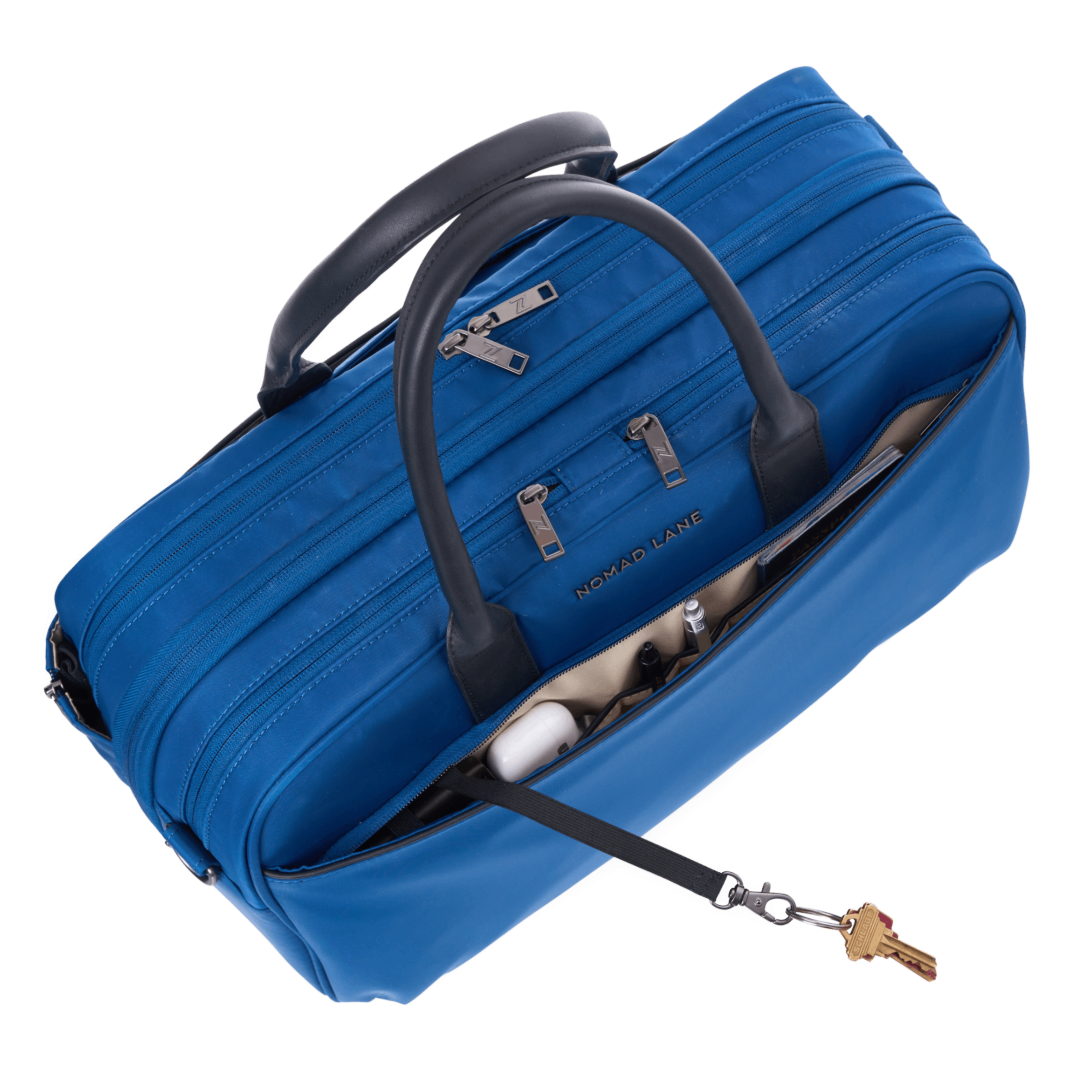 Aegean Blue / Gun Metal