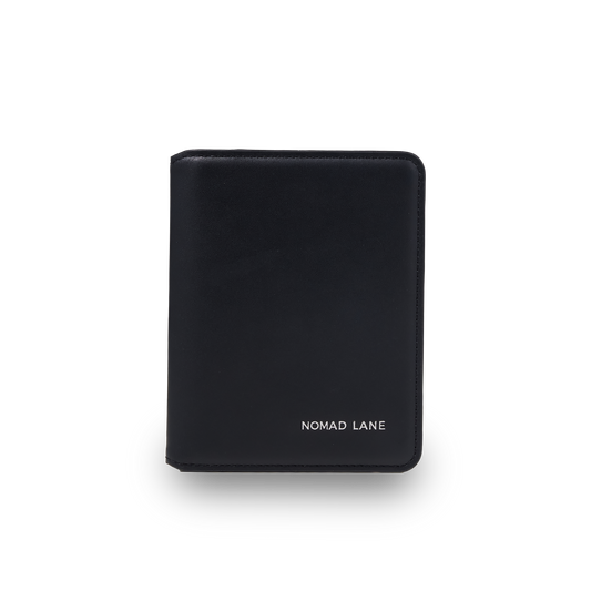 Tabi Passport Wallet And Luggage Tag Set - Black