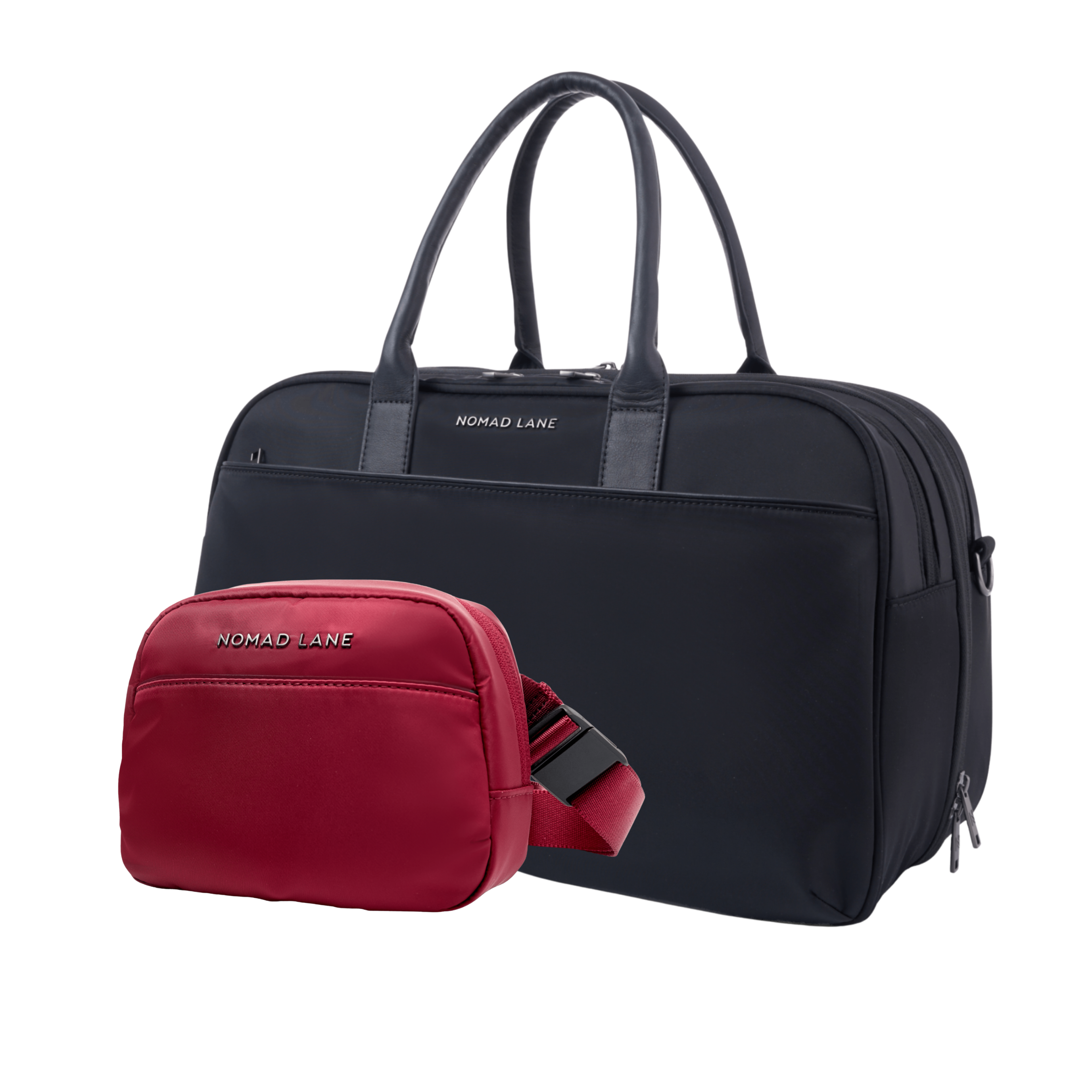 Jet Set Black / Bordeaux Berry