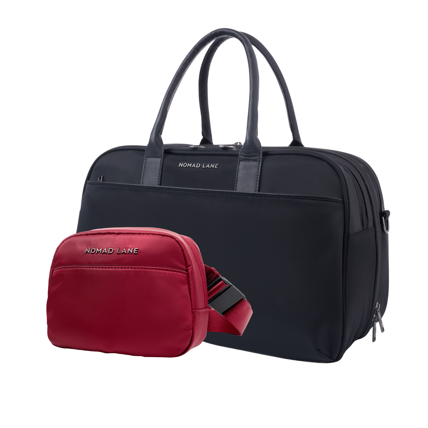 Jet Set Black / Bordeaux Berry