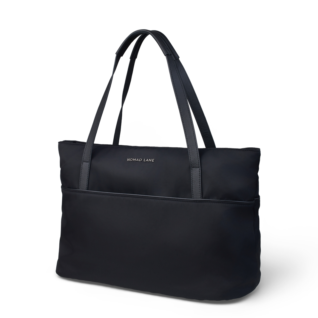 Origami Tote - Jet Set Black / Gun Metal
