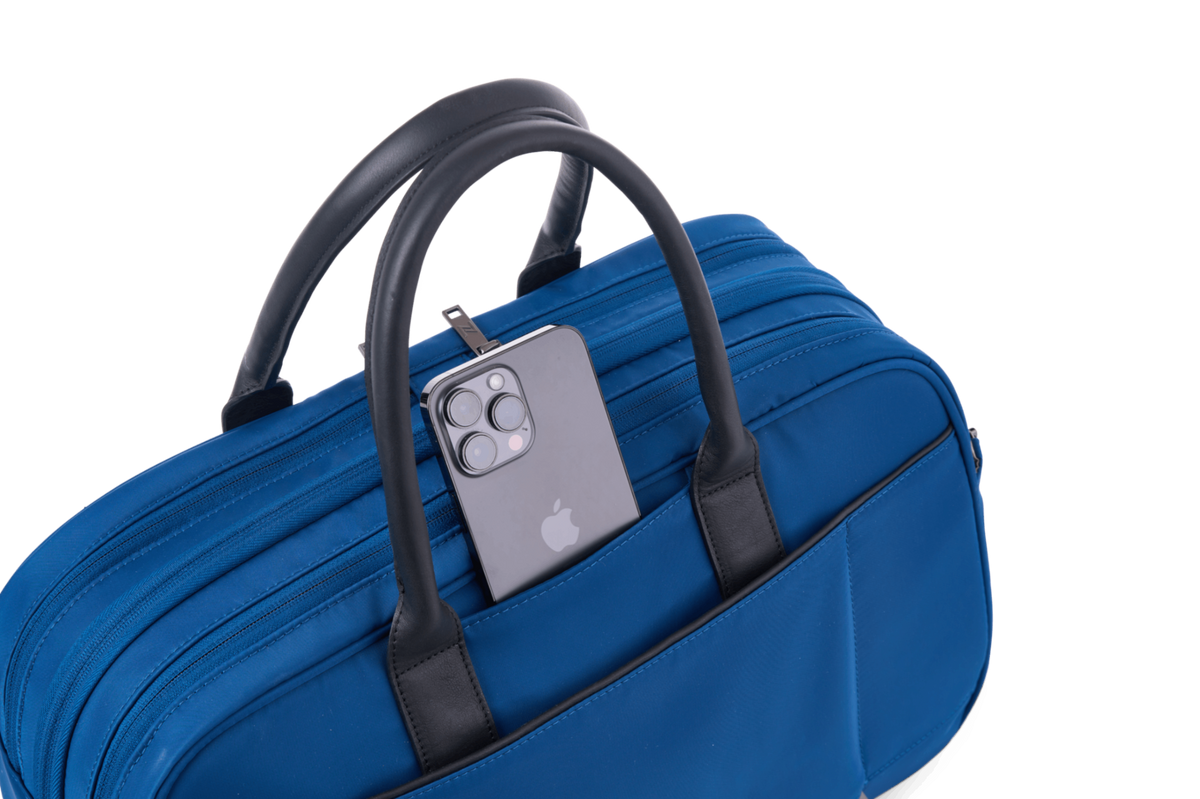 Aegean Blue / Gun Metal