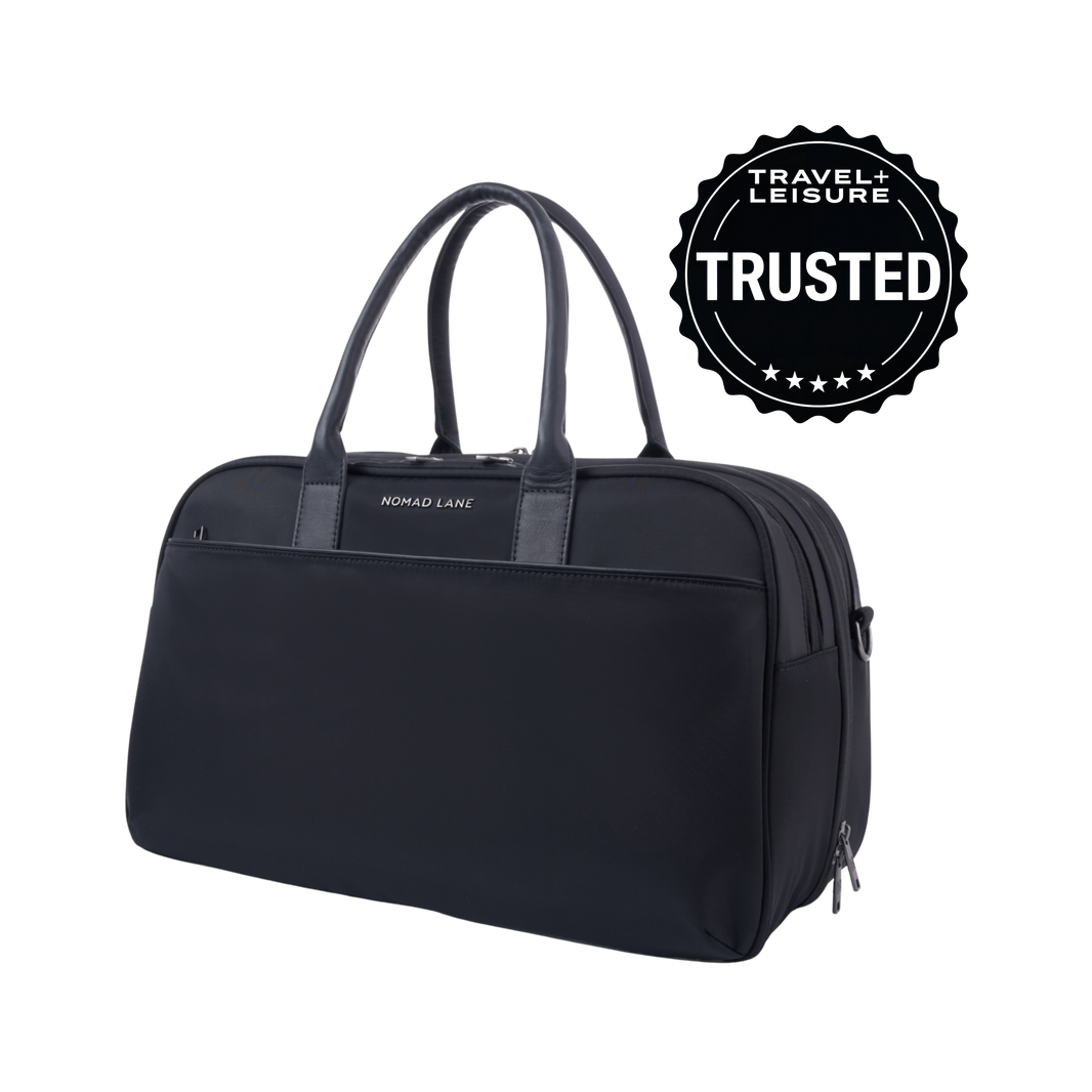 Bento Bag® - Personal Item Bag - Jet Set Black / Gun Metal